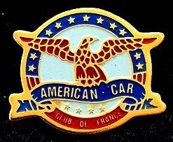American Car - Club de France pin, Verzenden, Nieuw, Transport, Speldje of Pin