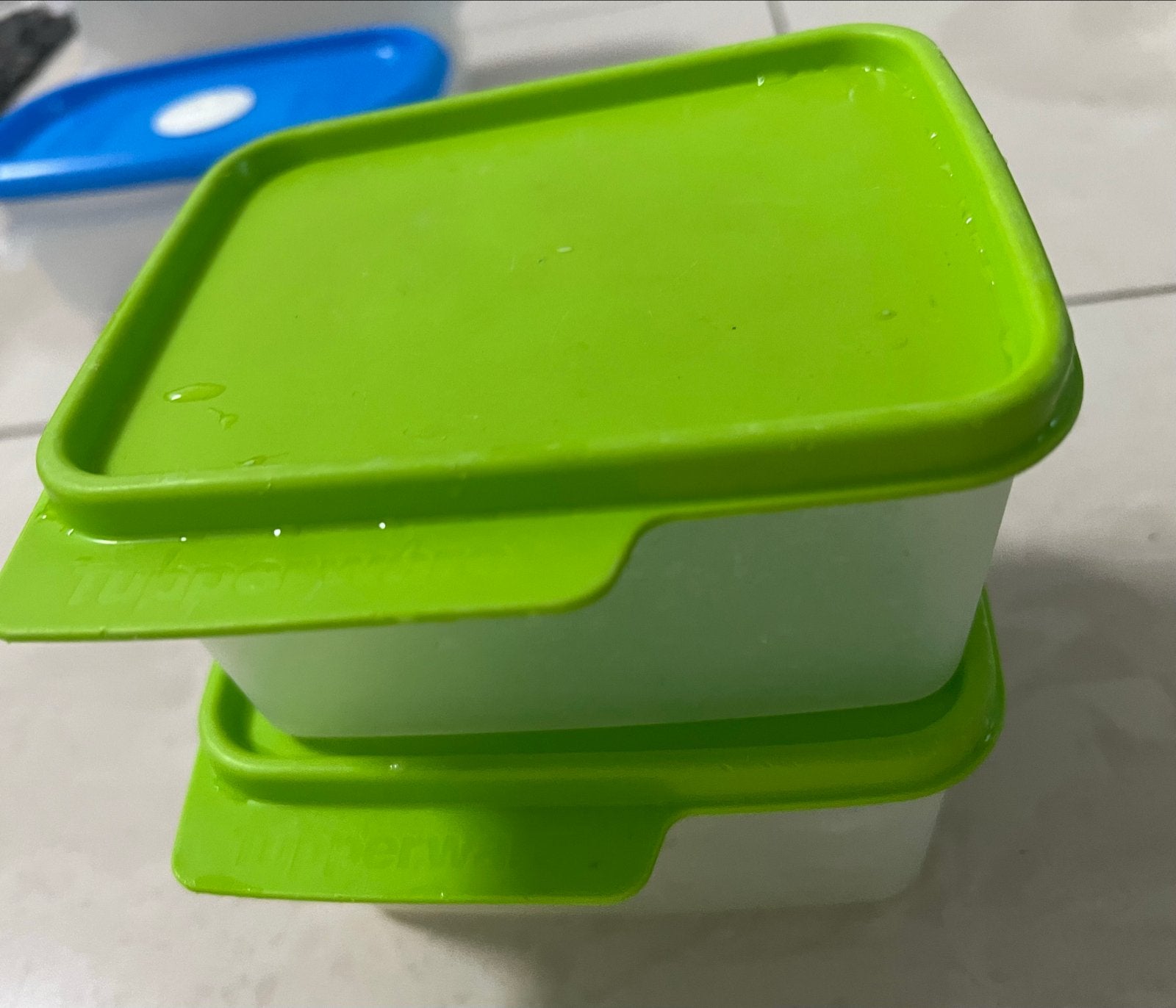 Tupperware bewaardozen met deksel - set van 2, Ophalen of Verzenden, Zo goed als nieuw