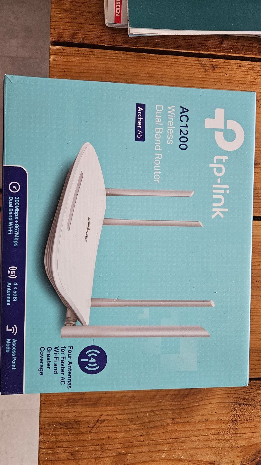 TP-Link Archer A5 AC1200 Draadloze Dual Band Router, Ophalen of Verzenden, Nieuw, Router, TP-Link