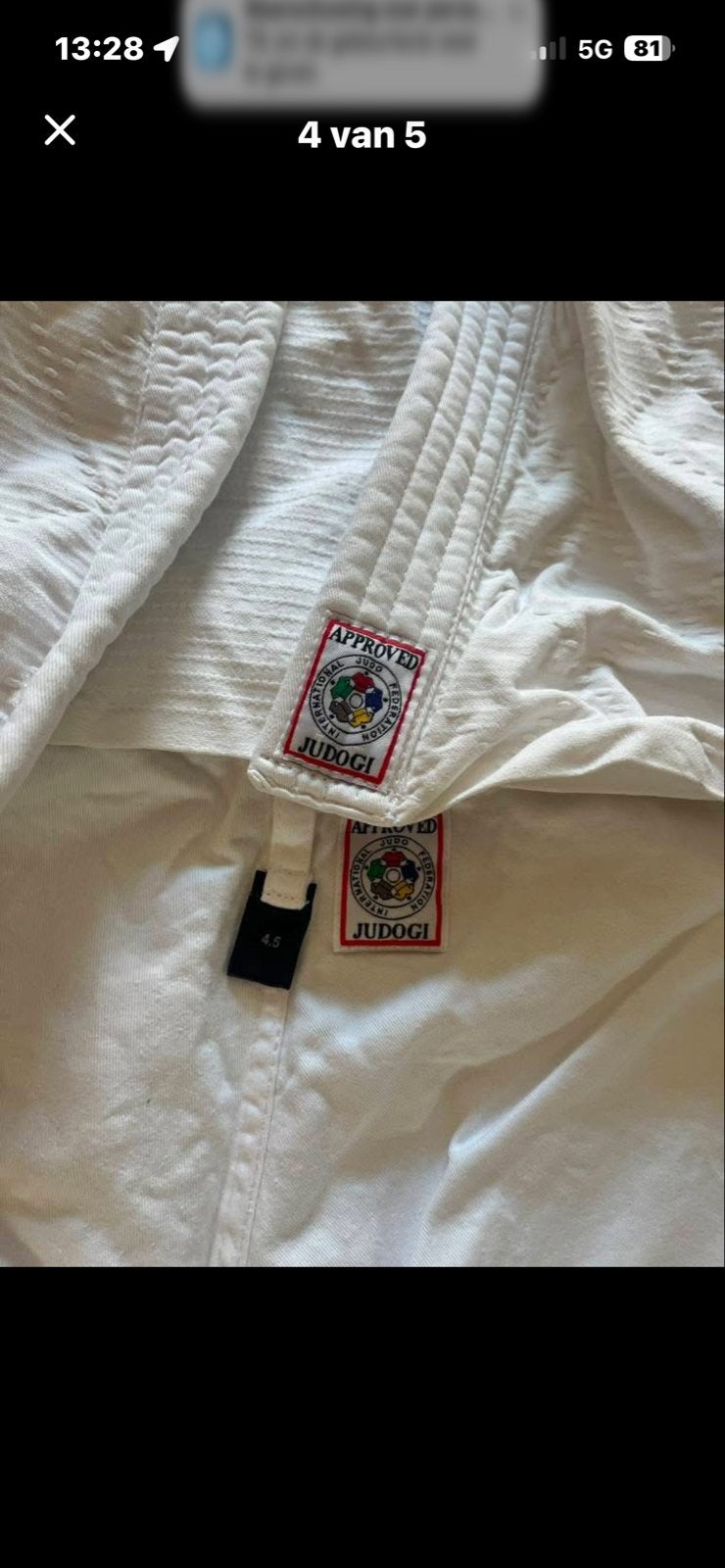 Essimo en Mizuno Judopakken (190) met Matsuru groene gordel, Groter dan maat XL, Gebruikt, Judo, Vechtsportpak