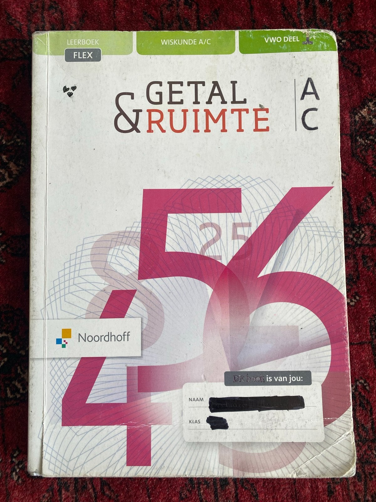 Wiskunde A boeken/VWO - Getal & Ruimte en WiVa, Boeken, Ophalen of Verzenden, Gelezen, VWO, Wiskunde A