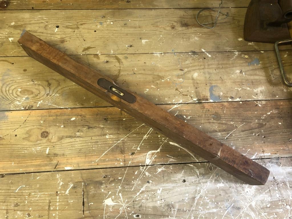 B403 Mooie houten Stabila Waterpas, Ophalen of Verzenden, Gebruikt