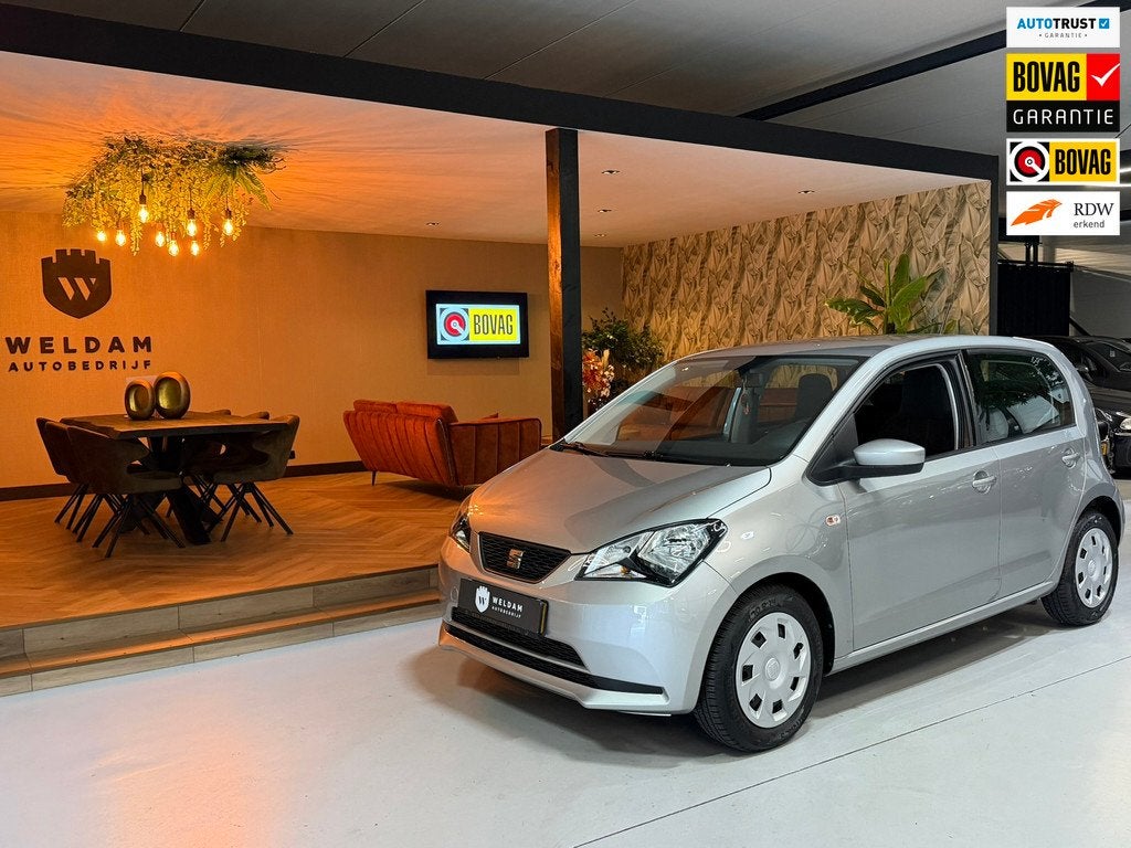 Seat MII 1.0 Style Connect|Lage kilometerstand|Cruise|Airco|, Auto's, Stof, Gebruikt, Mii, 3 cilinders