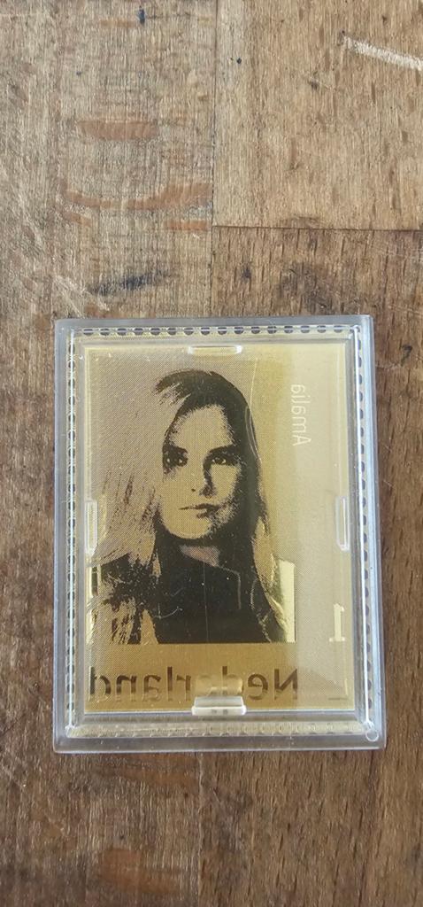 PostNL Gouden Postzegel Amalia, Postzegels en Munten, Ophalen of Verzenden, Na 1940, Postfris
