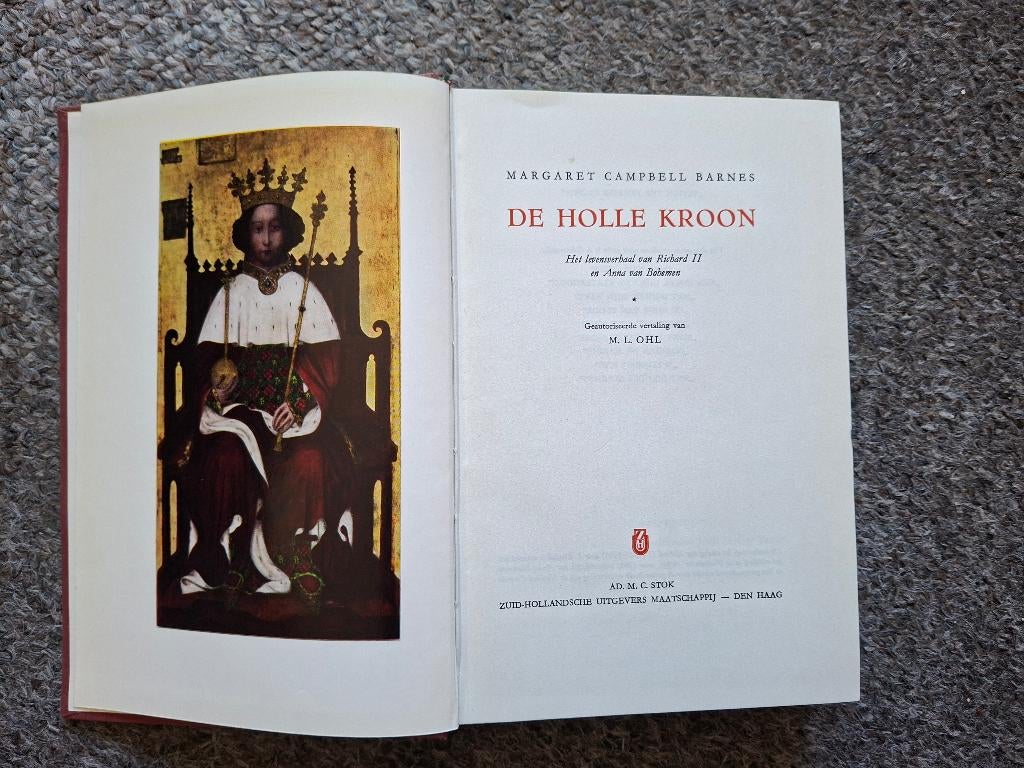 De holle kroon /Margaret Campbell Barnes, Ophalen of Verzenden, Gelezen, Margaret Campbell Barnes