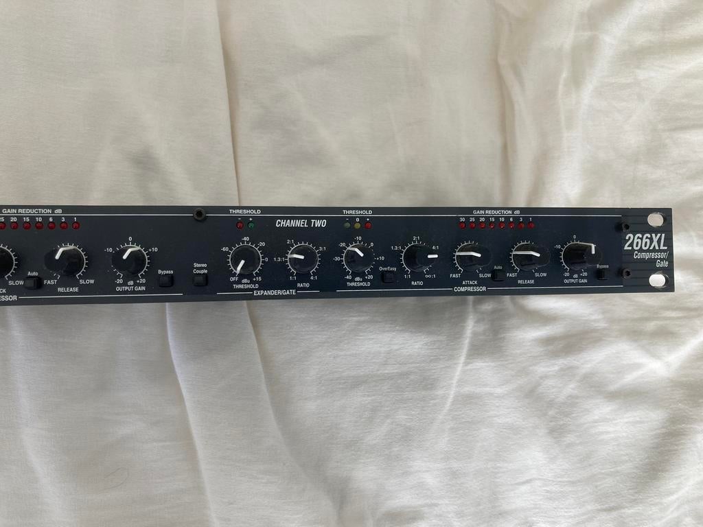 Dbx 266 xl compressor gate, Ophalen of Verzenden, Gebruikt, Compressor