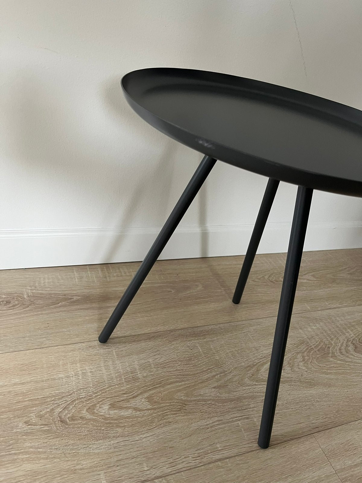 Bijzettafel Fonq, Minder dan 55 cm, Gebruikt, Metaal of Aluminium, Rond