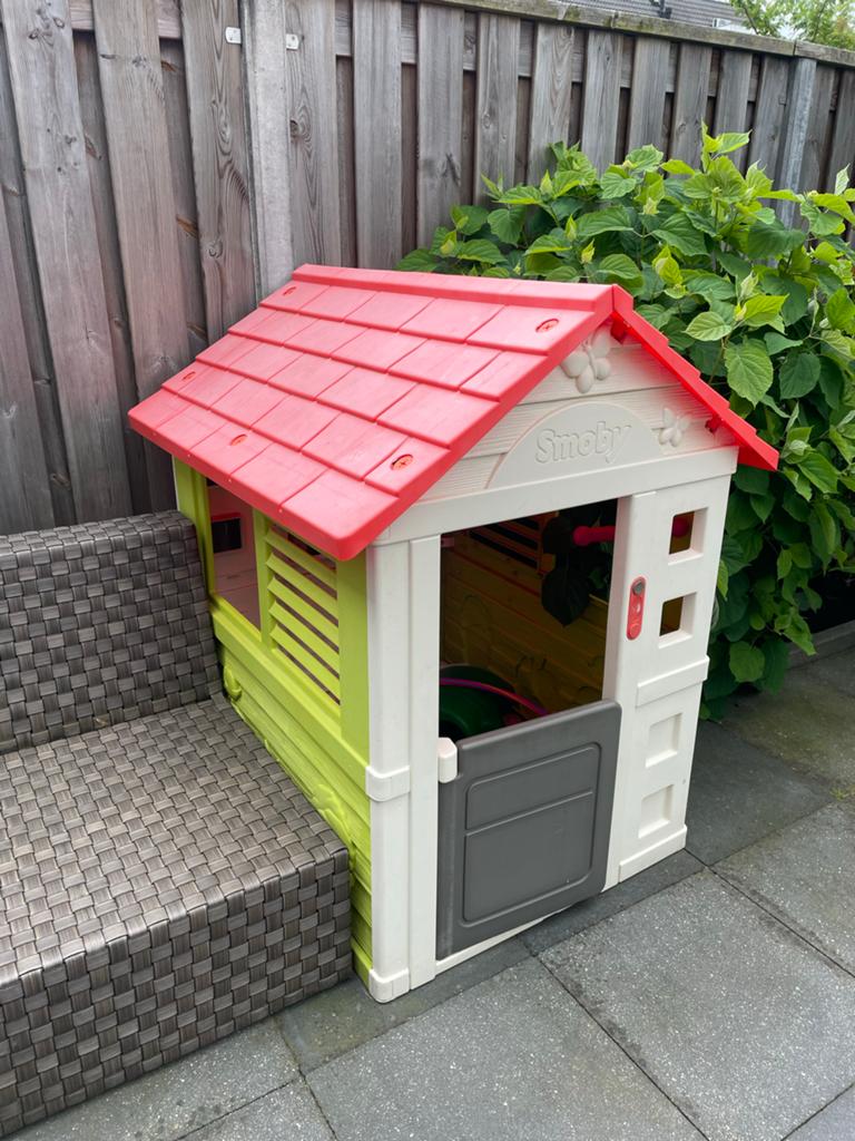 Smoby Speelhuisje voor kinderen, Kinderen en Baby's, Speelgoed | Buiten | Speelhuisjes, Ophalen, Gebruikt, Kunststof