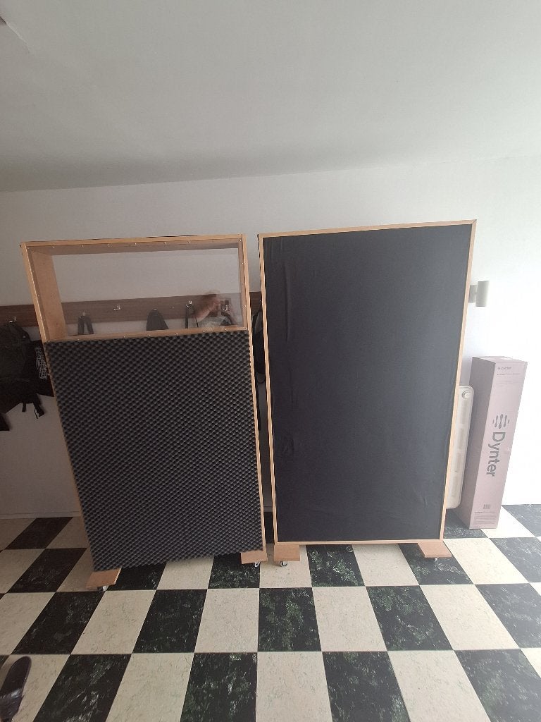 Grote akoestische panelen op wielen, Ophalen, Gebruikt