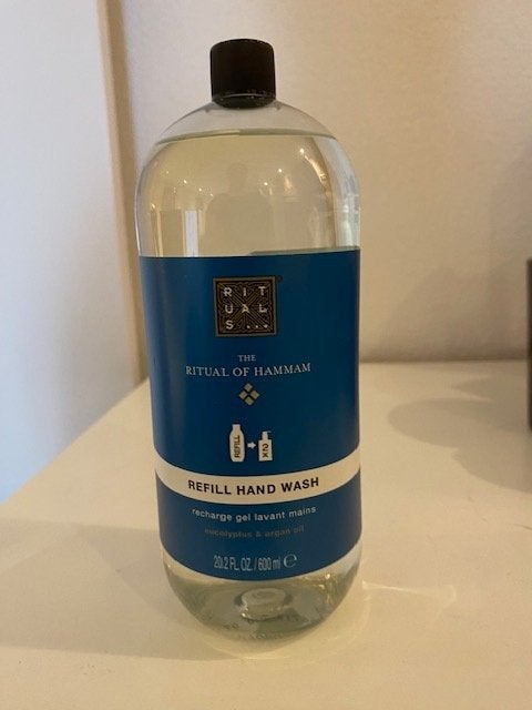 Nieuw Rituals hammam refill hand wash zeep navulling, Ophalen of Verzenden, Nieuw, Bad & Douche