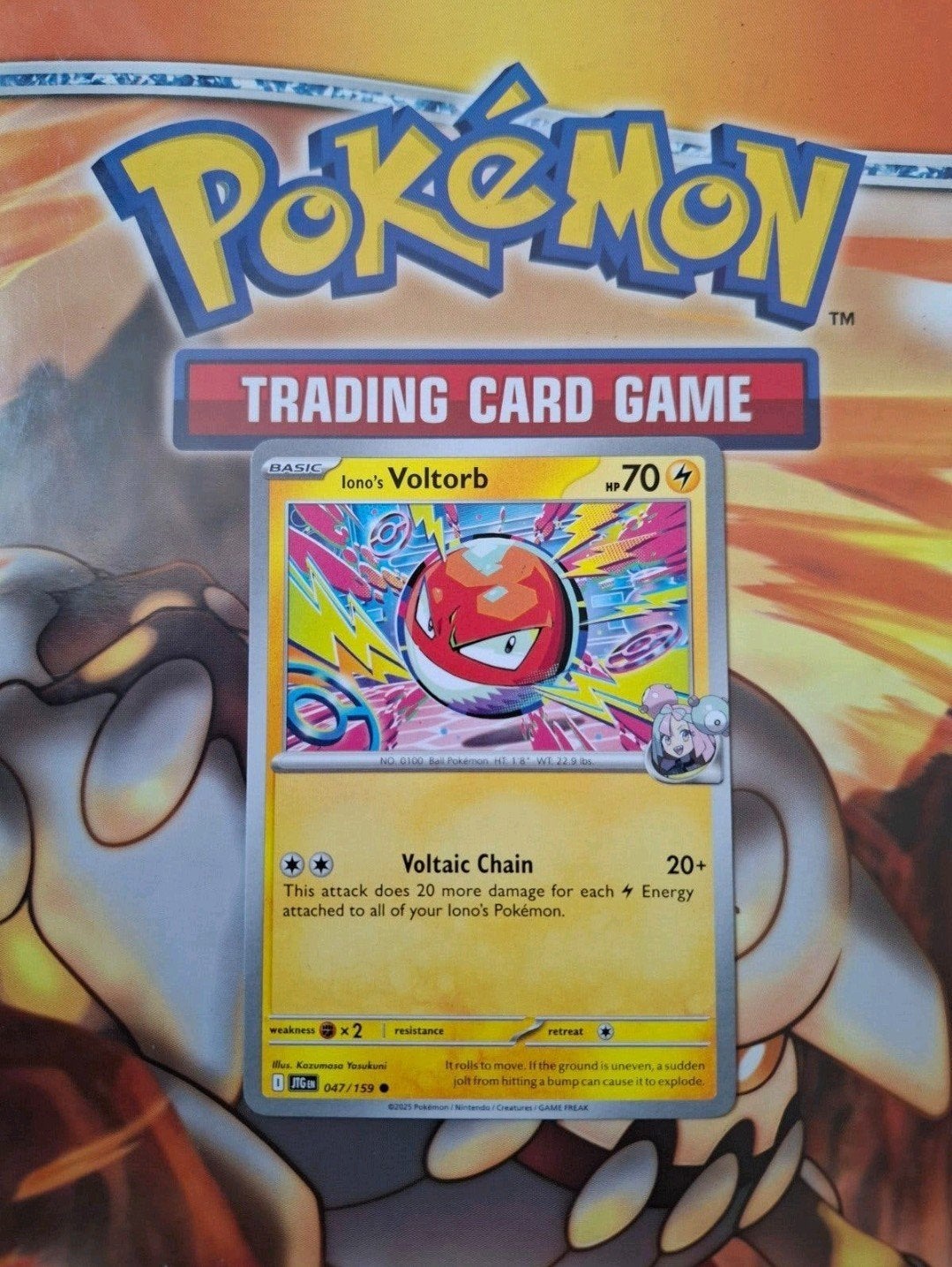 Voltorb 047/159 Journey together pokemon kaart nm-mint, Ophalen of Verzenden, Zo goed als nieuw, Losse kaart