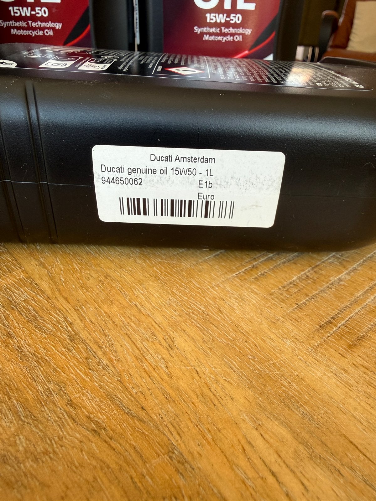 Ducati Genuine Olie 15W-50 - 1L Motorolie, Ophalen of Verzenden, Nieuw