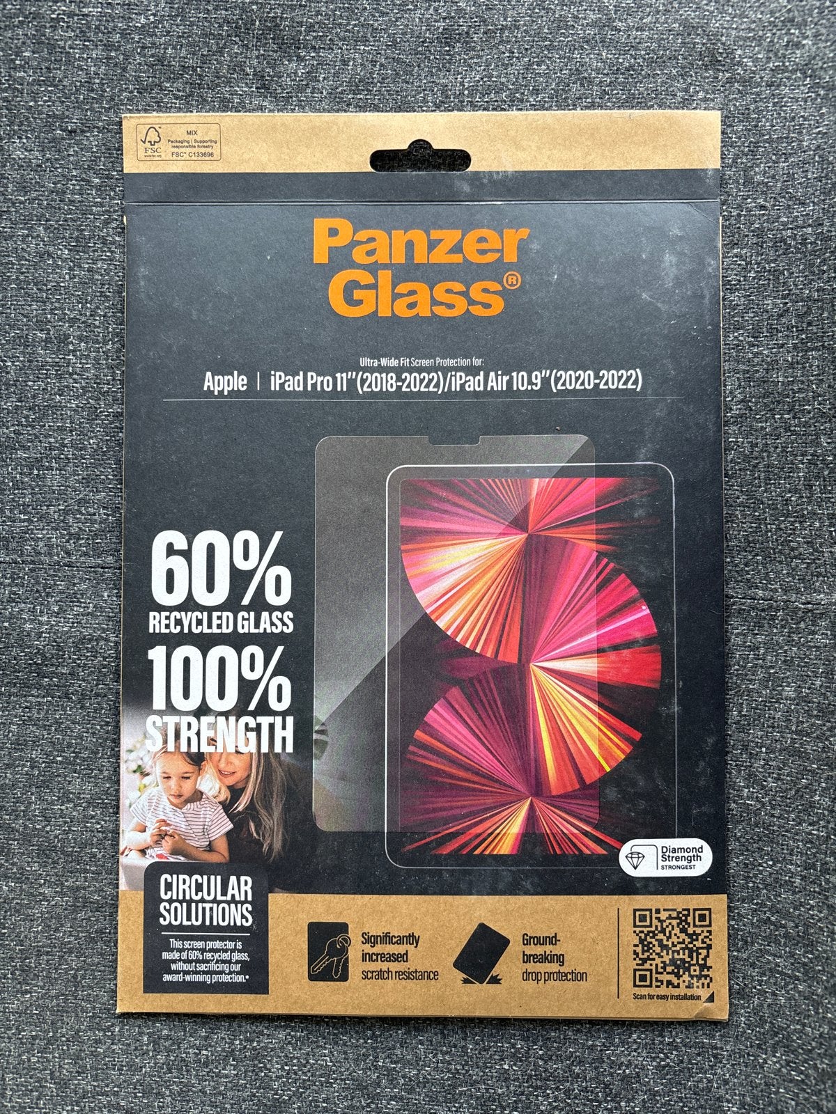 PanzerGlass Screenprotector voor iPad Pro 11"/iPad Air 10.9", 11 inch, Nieuw, Ophalen of Verzenden, Apple iPad Pro