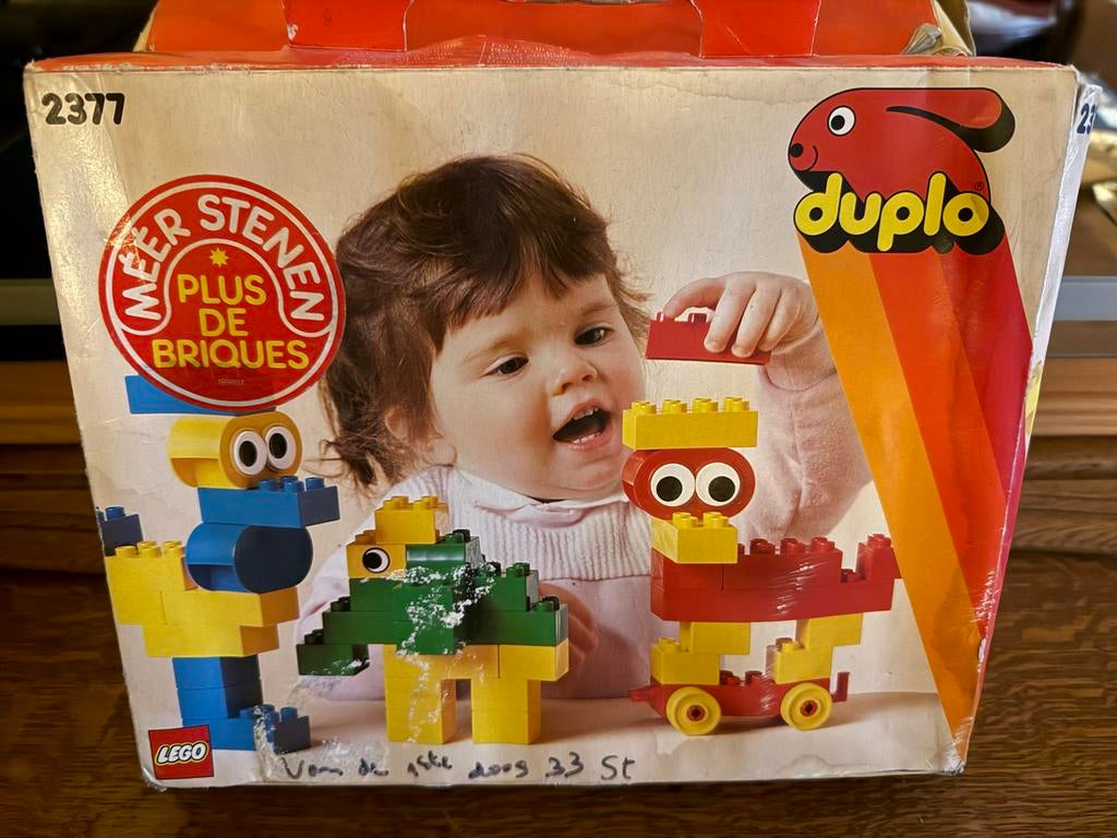 Vintage Duplo set 2377 - Meer Stenen, Ophalen of Verzenden, Gebruikt, Complete set, Duplo