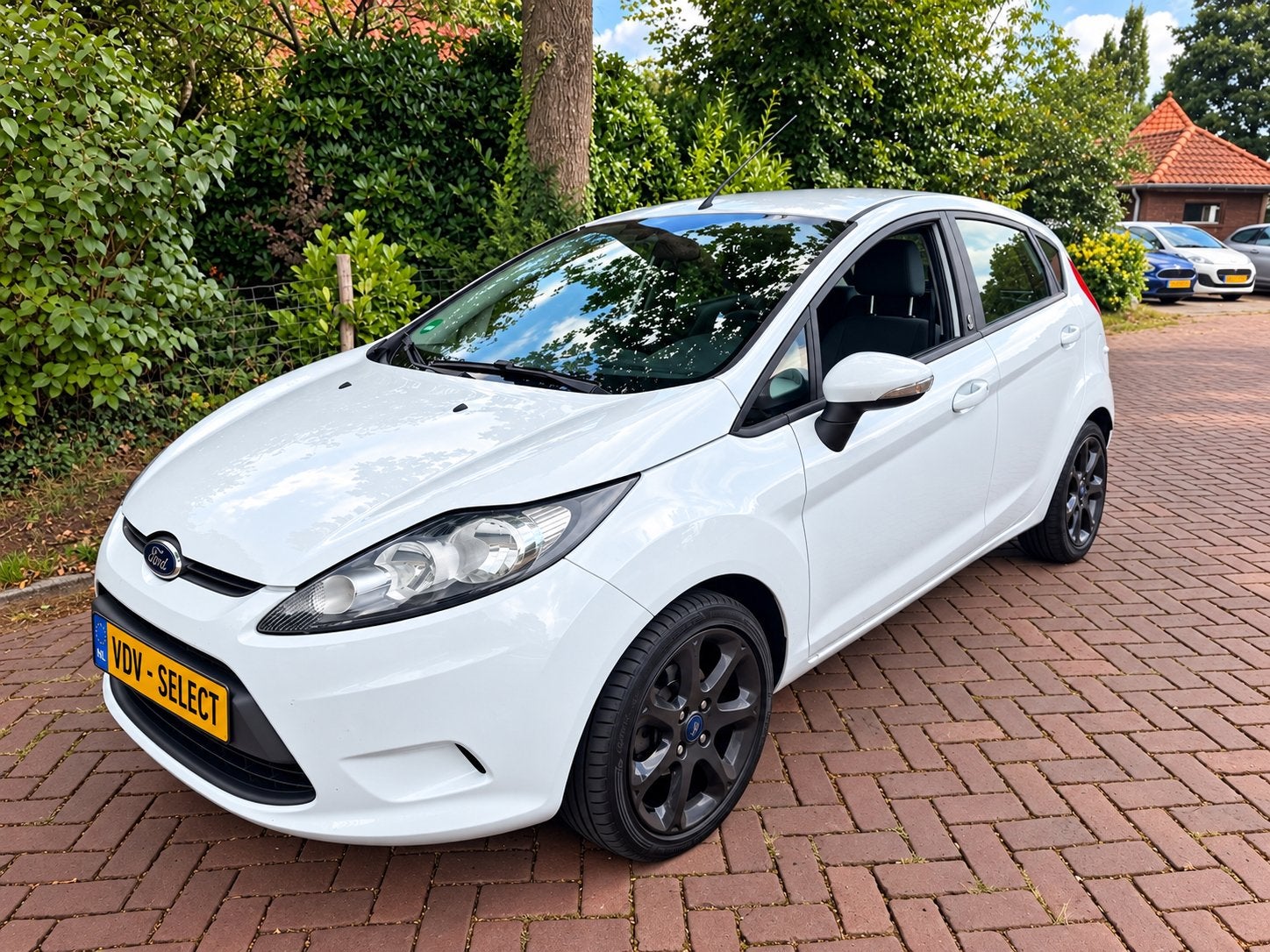 Ford Fiësta 1.25 5DR 2012 CHAMPIGNON/AIRCO, Auto's, Ford, Voorwielaandrijving, Stof, 40 €/maand, 4 cilinders
