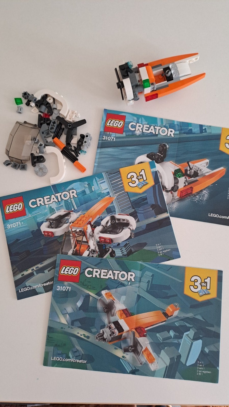 LEGO Creator 31071 Drone Explorer 3-in-1, Ophalen, Lego, Compleet, Zo goed als nieuw
