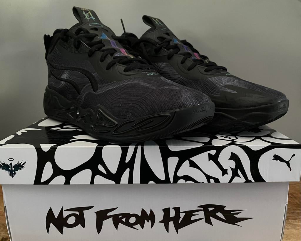 Puma MB.04 LaMelo Ball Zwart, Ophalen of Verzenden, Zo goed als nieuw, Zwart