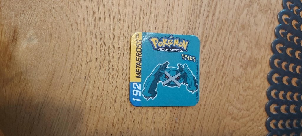 magneet speelgoed pokemon panini staks Metagross, Ophalen of Verzenden, Nieuw, Overige merken
