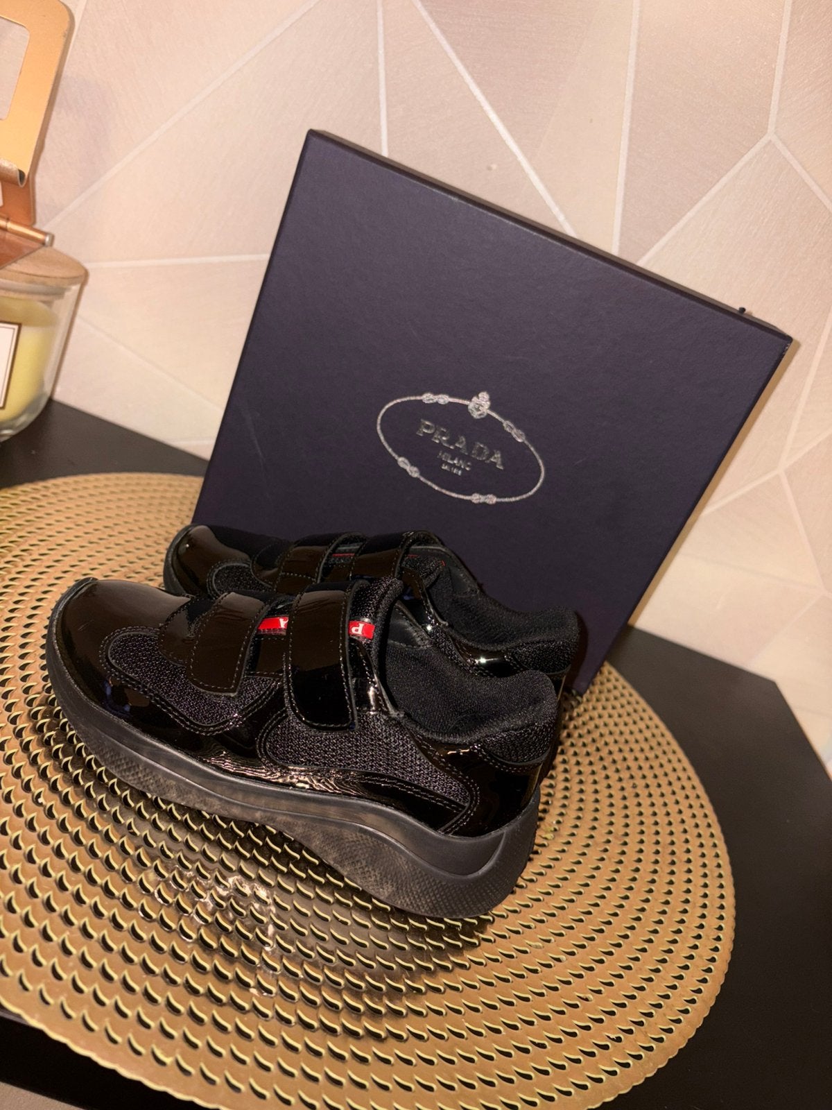 Prada americas cup kids, Ophalen, Zo goed als nieuw, Jongen of Meisje, Schoenen