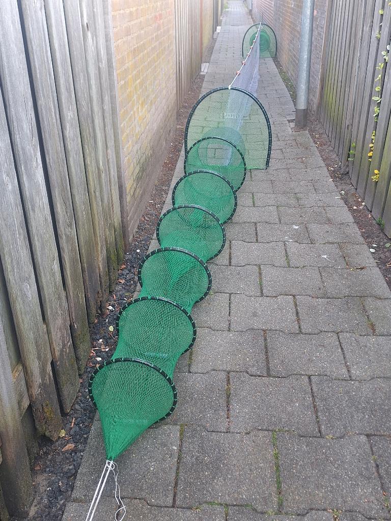 Nieuwe fuiken dubbele fuik schietfuik geheel pe, Watersport en Boten, Ophalen, Nieuw, Net of Fuik
