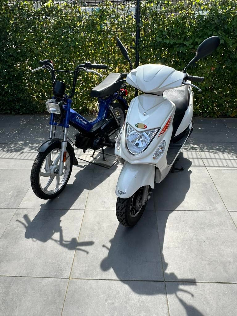 Aangeboden Tomos quadro + Iva jet, Ophalen, Zo goed als nieuw, Benzine, Tomos
