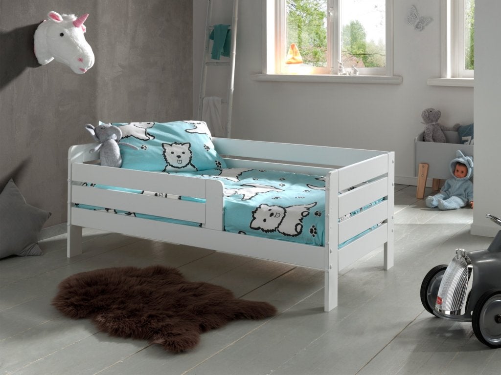 Peuterbed Toddler 71 wit, Kinderen en Baby's, Kinderkamer | Bedden, Niet ingevuld, Niet ingevuld, Niet ingevuld