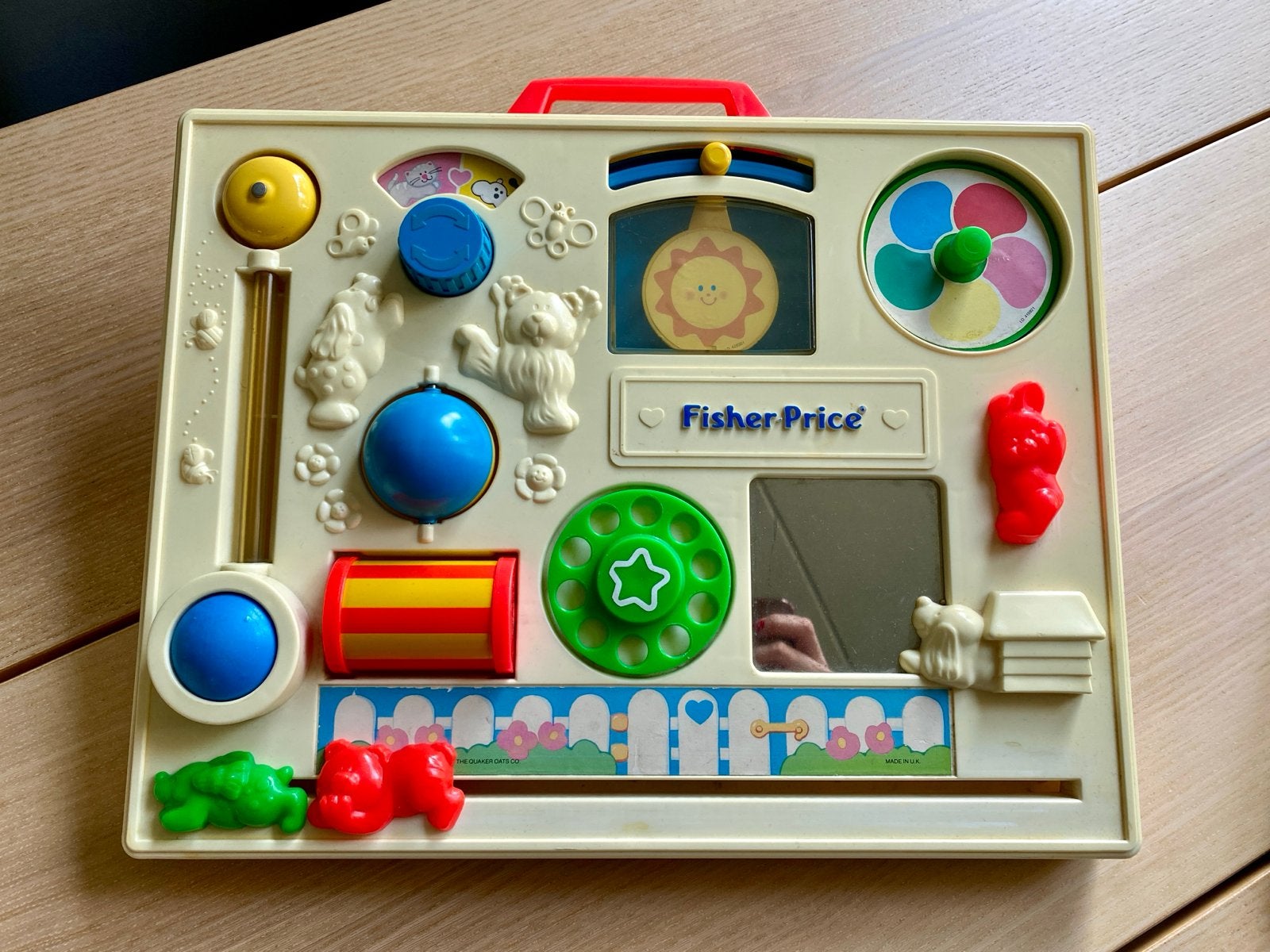 Vintage Fisher Price activity center voor in de box, Ophalen, Gebruikt, Overige typen, Met geluid