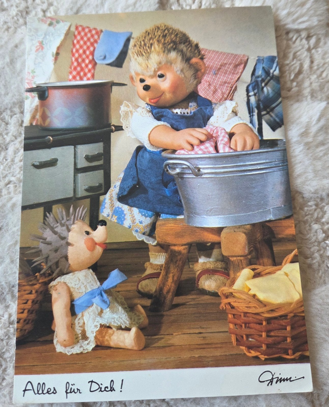 Vintage Mecki ansichtkaart - Alles für Dich! (Diehl-Film), Verzenden, 1960 tot 1980, Gelopen, Kinderen