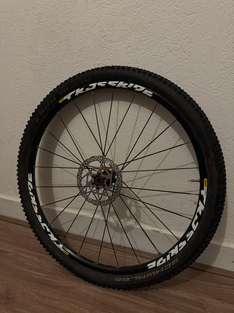 Mavic Crossride 29” MTB velg met Schwalbe Rapid Rob band, Fietsen en Brommers, Fietsonderdelen, Ophalen of Verzenden, Gebruikt