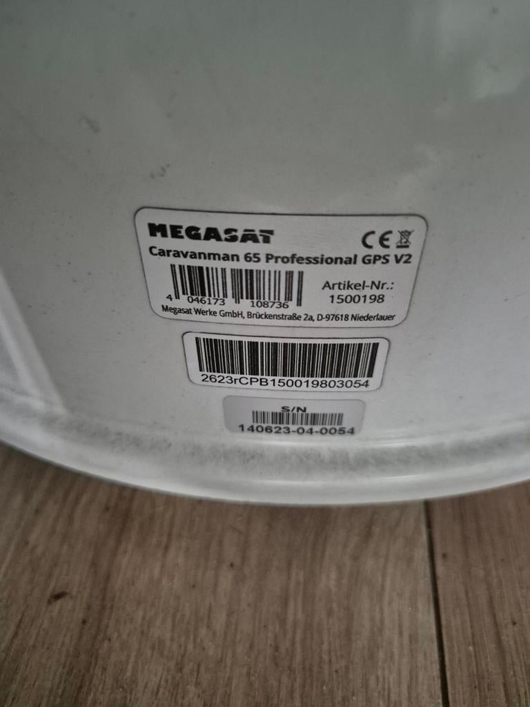 Led tv12vMegasat Caravanman 65 Professional GPS V2  compleet, Caravans en Kamperen, Ophalen, Gebruikt