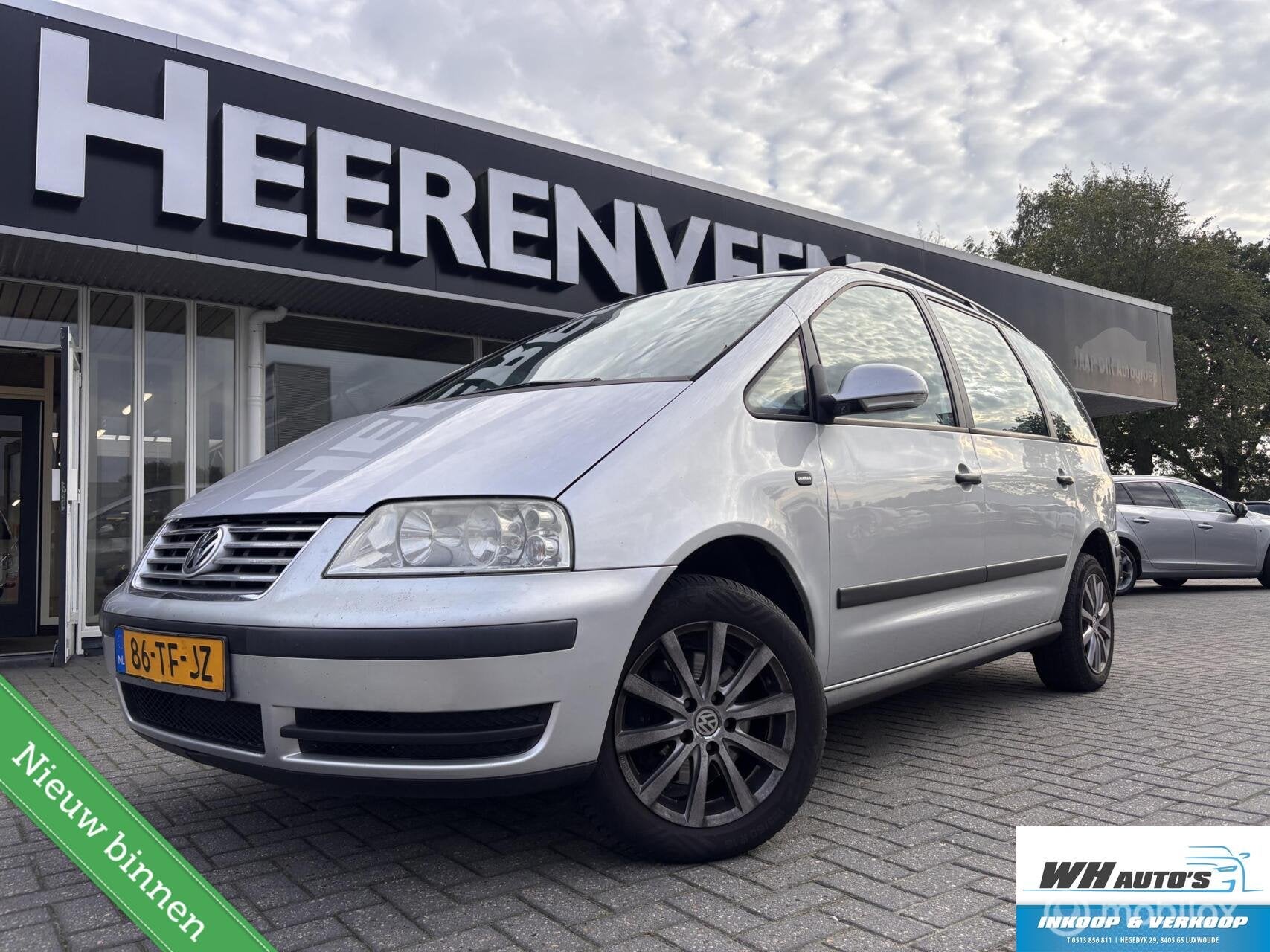 Volkswagen Sharan 2.0 7 persoons, Voorwielaandrijving, 4 cilinders, 1553 kg, 116 pk