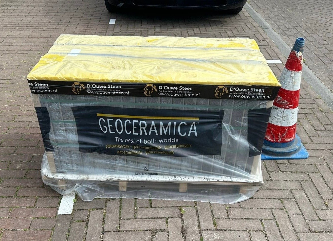 Geoceramica Flow Black tegels 60x30x6cm (nieuw op pallet), Ophalen, Keramiek, Nieuw, 5 tot 10 m²