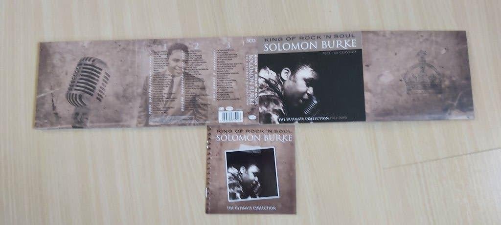 Solomon Burke King of Rock 'n Soul 3CD Box 66 tracks, Boxset, Pop, Ophalen of Verzenden, Zo goed als nieuw