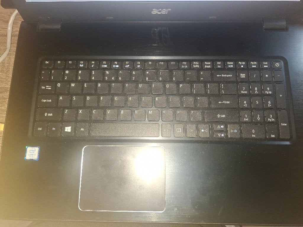 Acer Aspire 17 inch - E5-774, 256 GB, 2 tot 3 Ghz, Qwerty, 8 GB