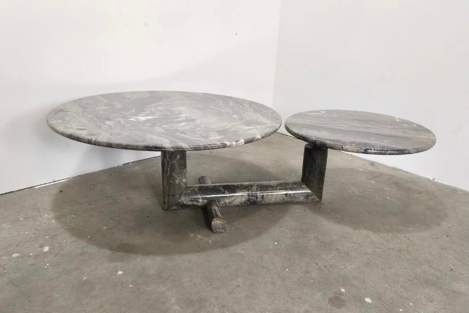 Angelo Mangiarotti Up & Up Italy 1970 Coffee Table, Ophalen, Gebruikt, 50 tot 100 cm, Minder dan 50 cm