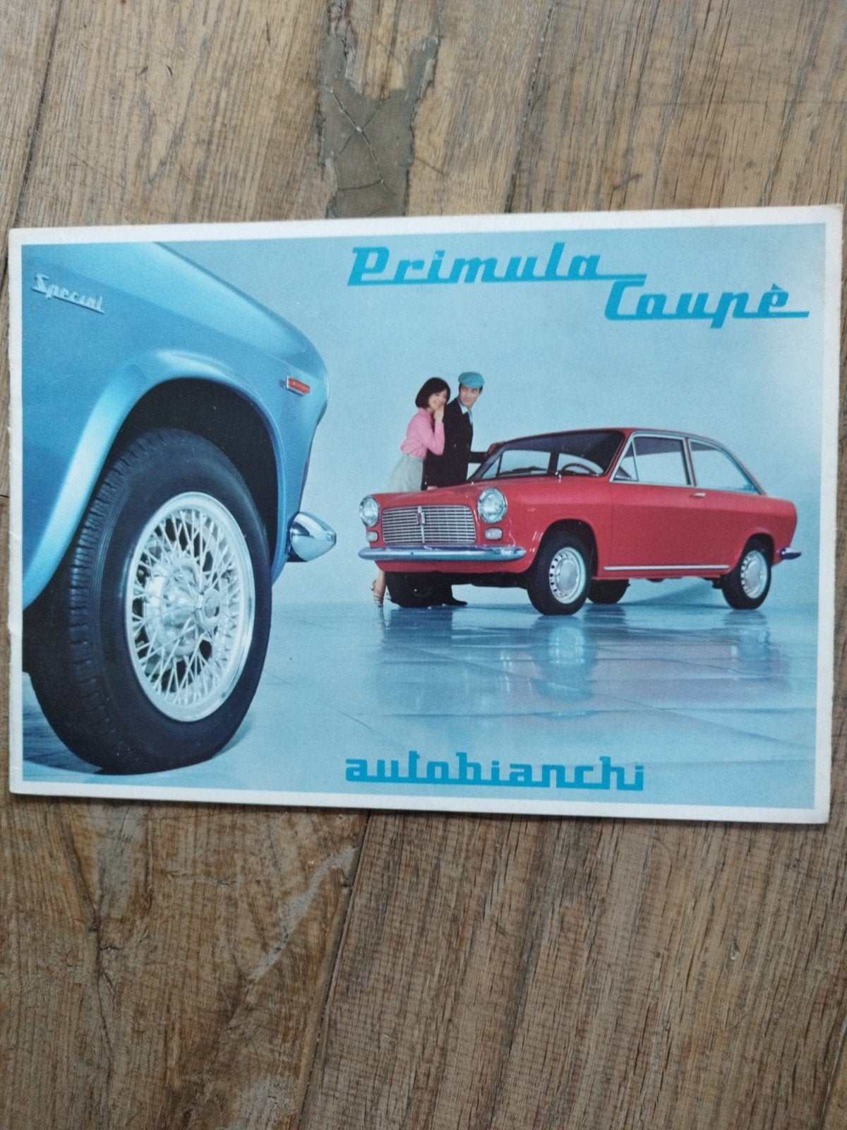 Autobianchi Primula Coupé brochure 1966, Italiaans, Ophalen of Verzenden, Zo goed als nieuw, Autobianchi, Overige merken