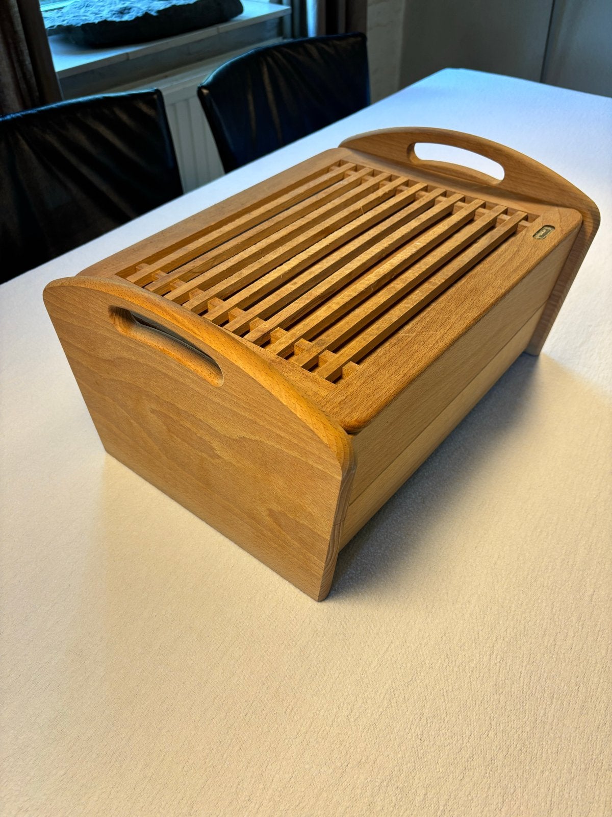 Houten broodkist - 40x30x21 cm, Gebruikt, Hout, Ophalen of Verzenden, Broodtrommel