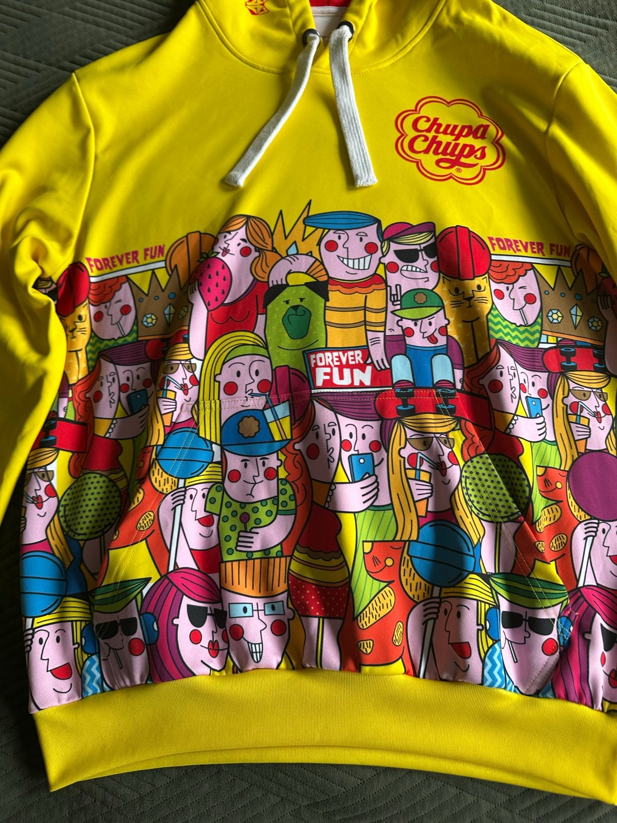 Unisex Chupa Chups Pop-Art Hoodie - Otso - Maat L, Ophalen of Verzenden, Zo goed als nieuw