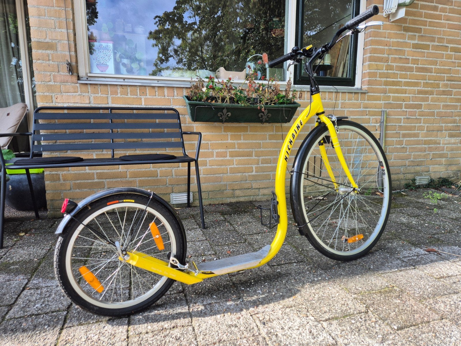 Gele Kickbike Freeride / Step Millenium Sportstep, Ophalen, Gebruikt, Kickbike