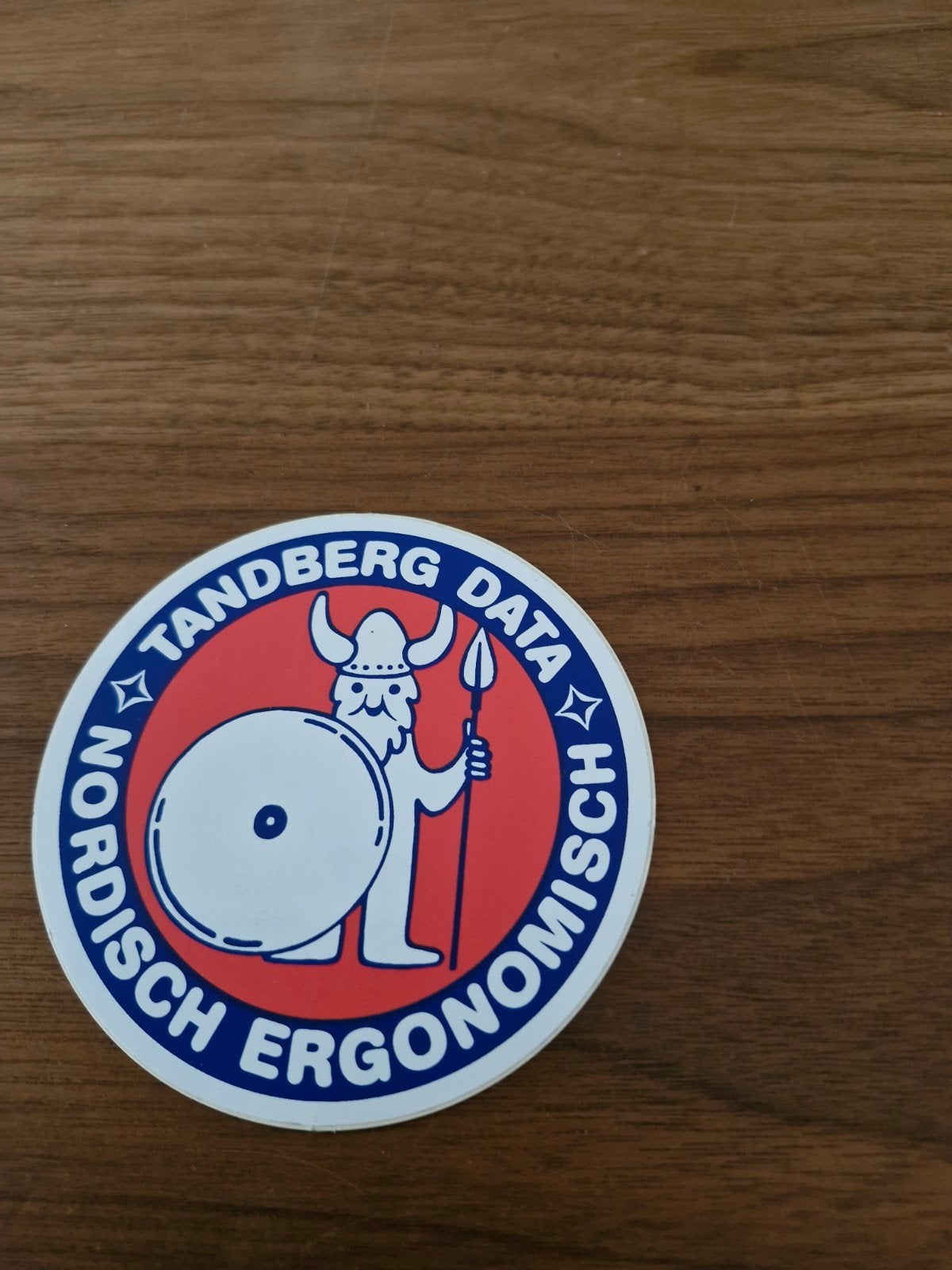 11446 Vintage Tandberg Data Sticker - Nordisch Ergonomisch V, Ophalen of Verzenden, Nieuw