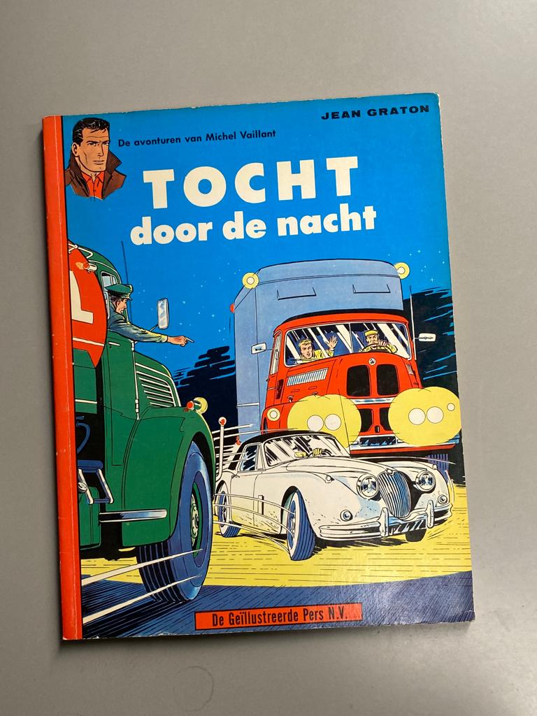 De avonturen van Michel Vaillant tocht door de nacht 1963, Eén stripboek, Ophalen of Verzenden, Zo goed als nieuw