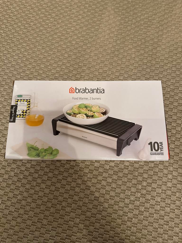 Brabantia Food Warmer, 2 branders, Ophalen of Verzenden, Nieuw