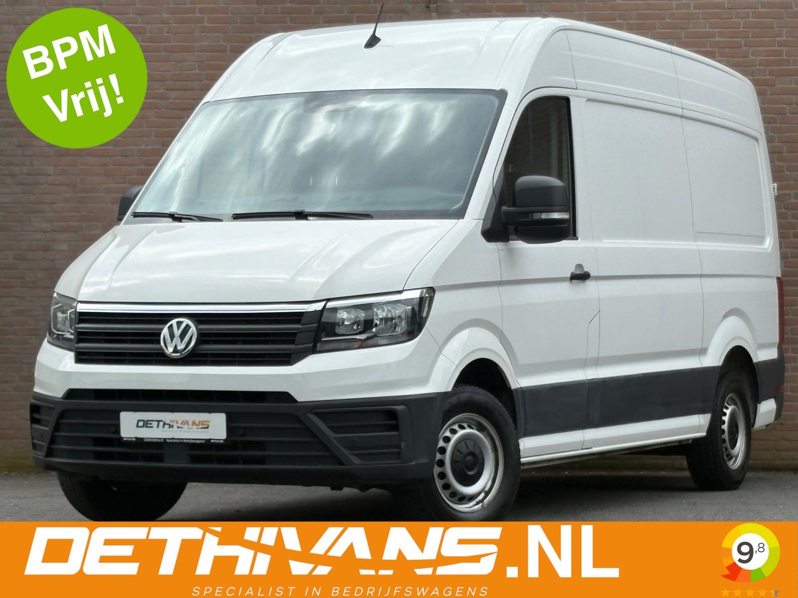 Volkswagen Crafter 2.0TDI 140PK DSG L3H3 / Carplay / Aircond, Stof, Gebruikt, 4 cilinders, Volkswagen