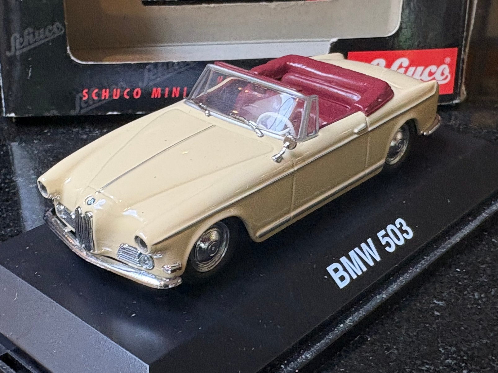 BMW 503 Cabriolet 1:43 Schuco, Hobby en Vrije tijd, Ophalen of Verzenden, Zo goed als nieuw, Auto, Schuco