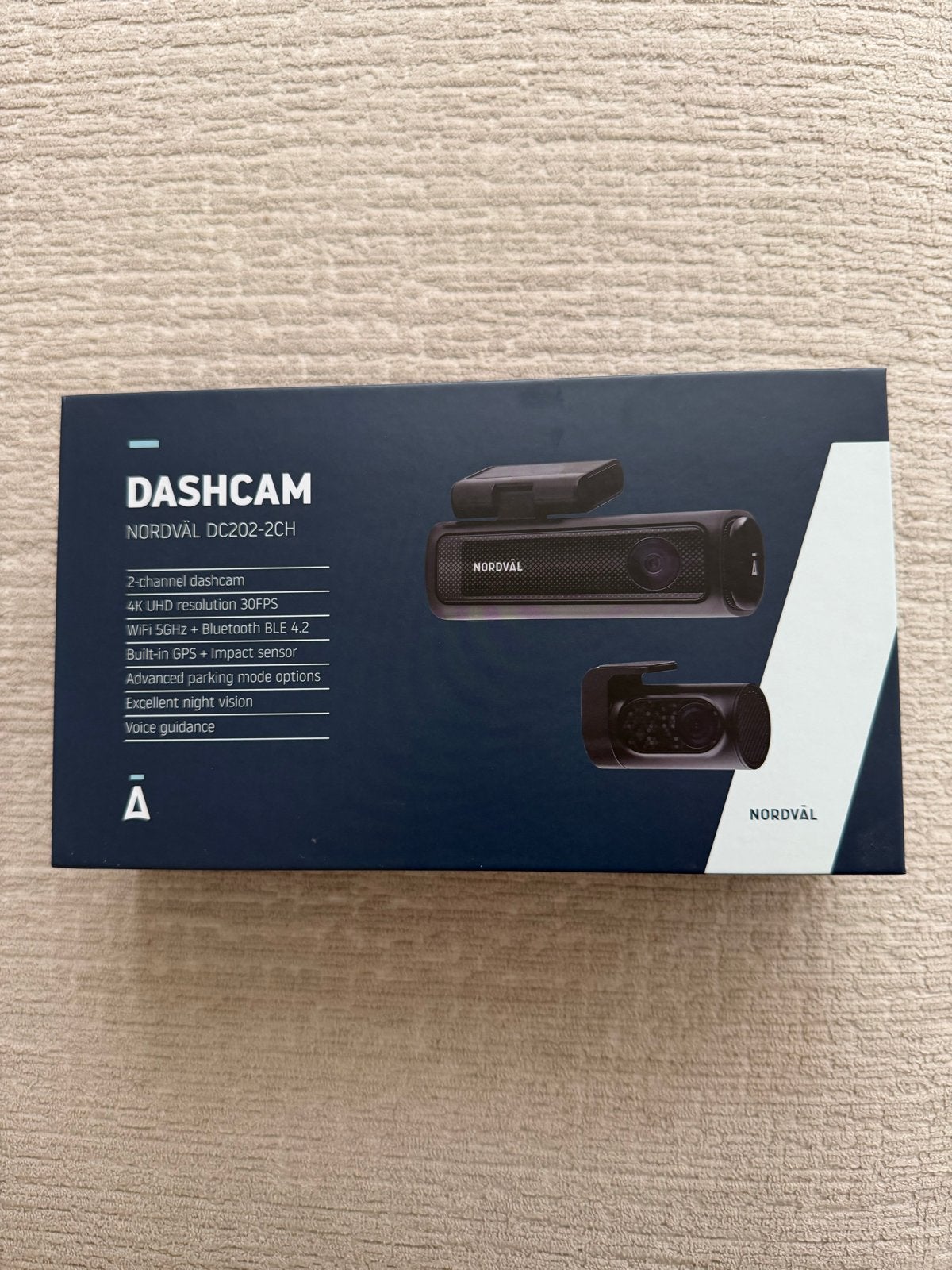 NORDVAL DC202-2CH Dashcam - 4K UHD, GPS, WiFi, Bluetooth, Ophalen of Verzenden, Nieuw