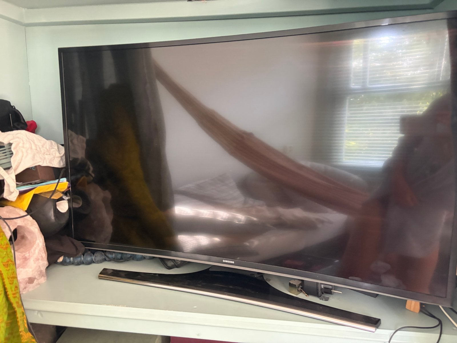 Samsung Curved TV televisie smart 40 inch, Ophalen, Gebruikt, 50 Hz, Samsung