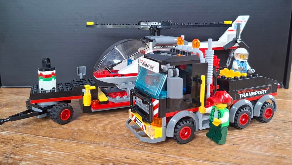 Lego City 60183 Zwaar Transport met Helikopter, Compleet, Lego, Ophalen of Verzenden, Complete set
