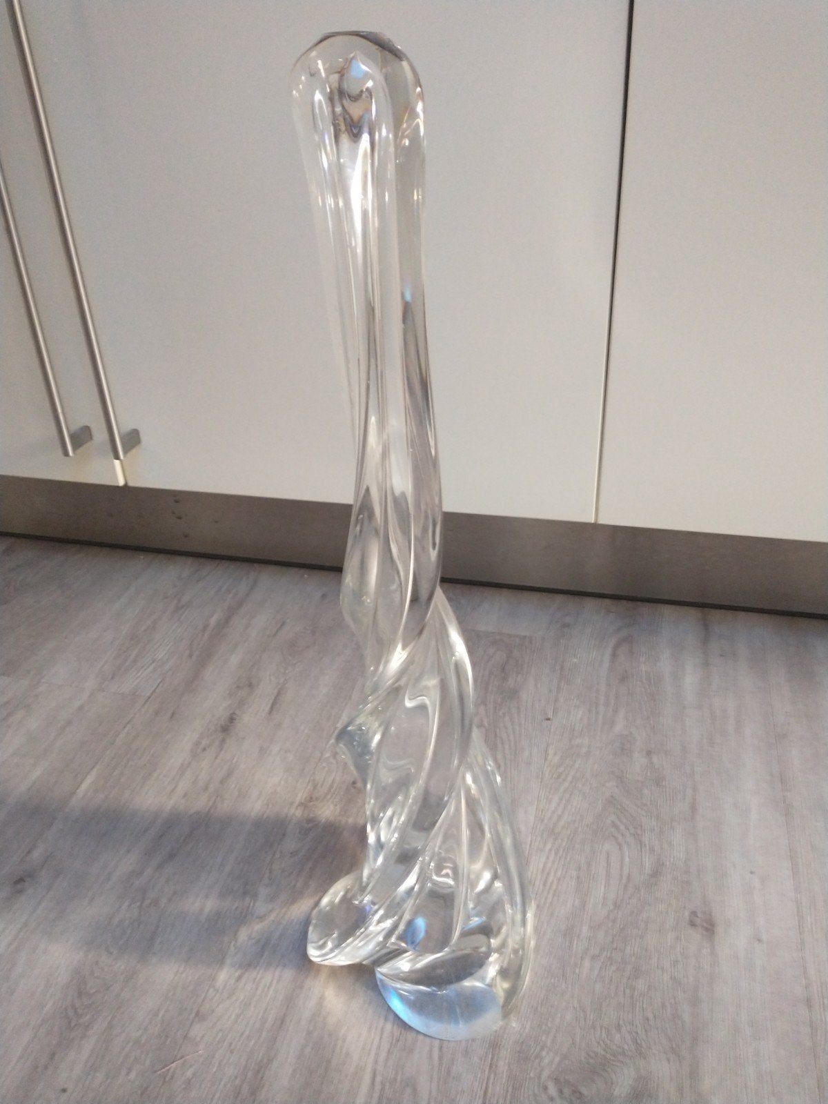 kristallen lampenvoet 66 cm hoog, Ophalen