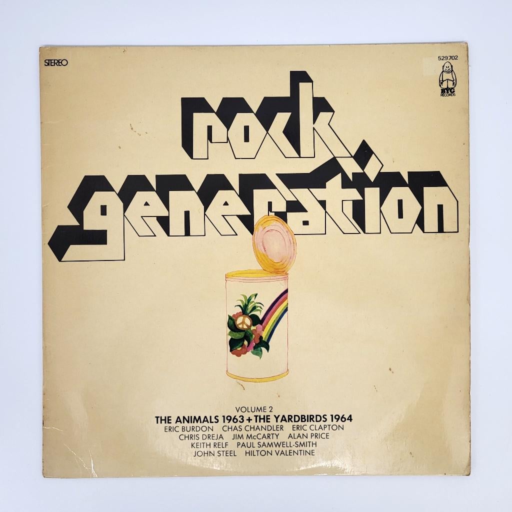 Rock Generation Volume 2 - The Animals + The Yardbirds LP, Gebruikt, Overige genres, Ophalen of Verzenden, 12 inch