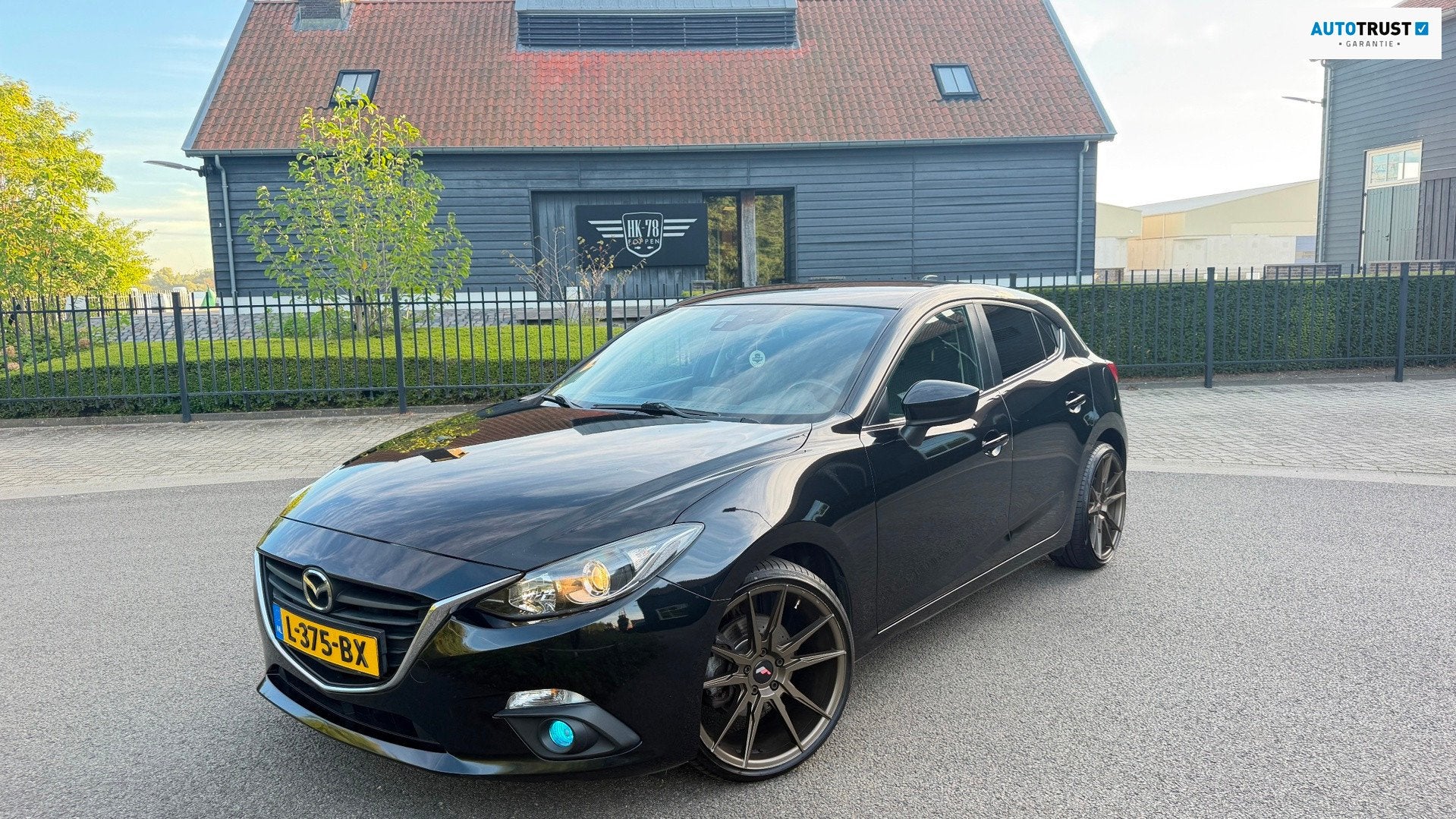 Mazda 3 2.0 TS 170 PK AIRCO/ECC NAVIGATIE 19" VELGEN, Auto's, Voorwielaandrijving, Stof, Gebruikt, Zwart